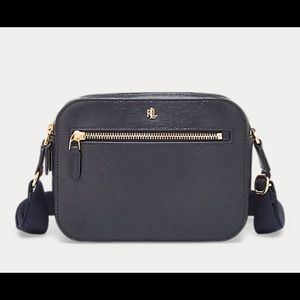 Lauren Ralph Lauren Leather Medium Crossbody Bag